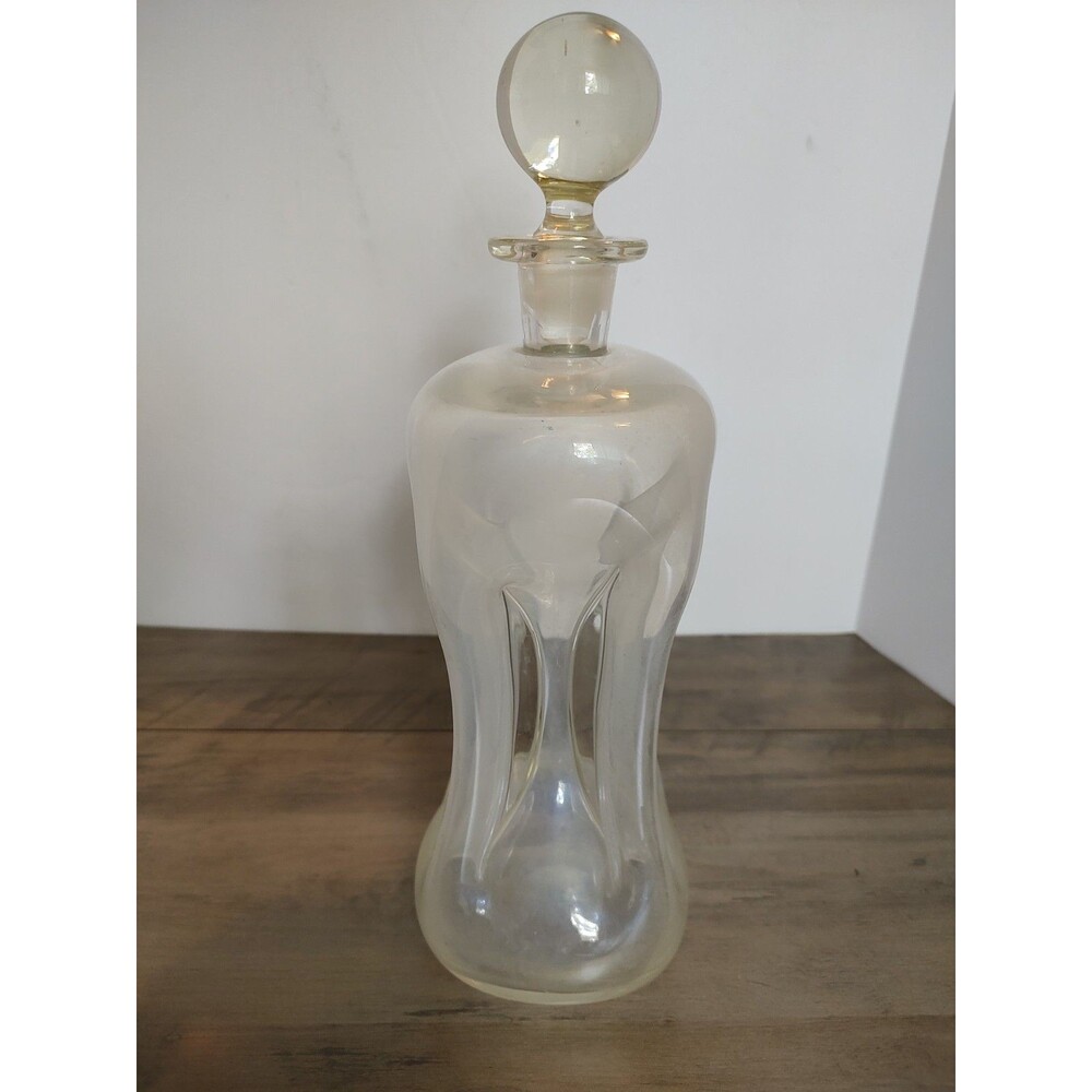 Vintage MCM Holmegaard Kluk Kluk Decanter with Stopper  13” Tall #237 **READ**